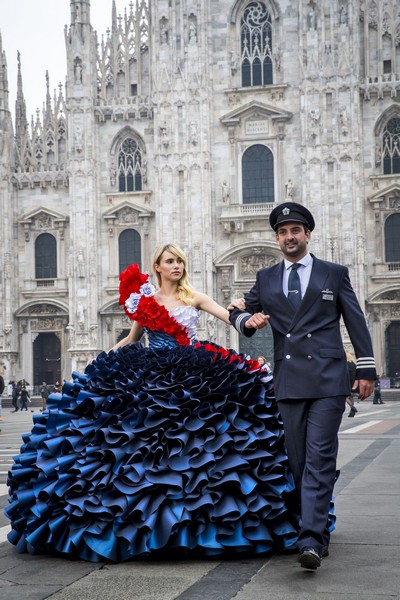 British Airways brings Suki Waterhouse and David Gandy to Milan to celebrate fashion and travel!